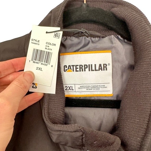 NWT - Mens Caterpillar Terrain Durable Water Resistant Jacket - Size XXL - Picture 3 of 5